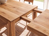 Esszimmertisch Erweiterbar 120 - 200cm Holz Massiv Esstisch Küchentisch Handmade – Ansicht 8