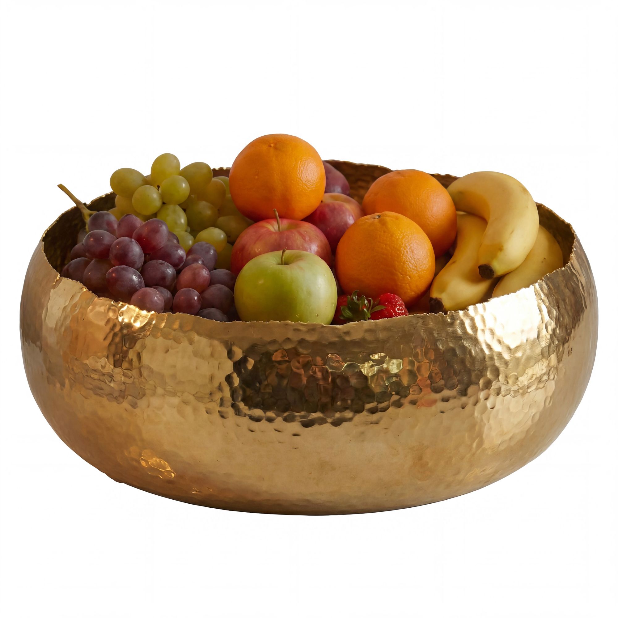 FineBuy Obstschale Rund Schale Metall 35cm Tischdeko - Moderner Obstkorb Hammerschlag aus Aluminium - Elegante Alu Früchteschale Handmade | Farbe: Silber FineBuy Obstschale Rund Schale Metall 35cm Tischdeko - Moderner Obstkorb Hammerschlag aus Aluminium - Elegante Alu Früchteschale Handmade | Farbe: Silber
