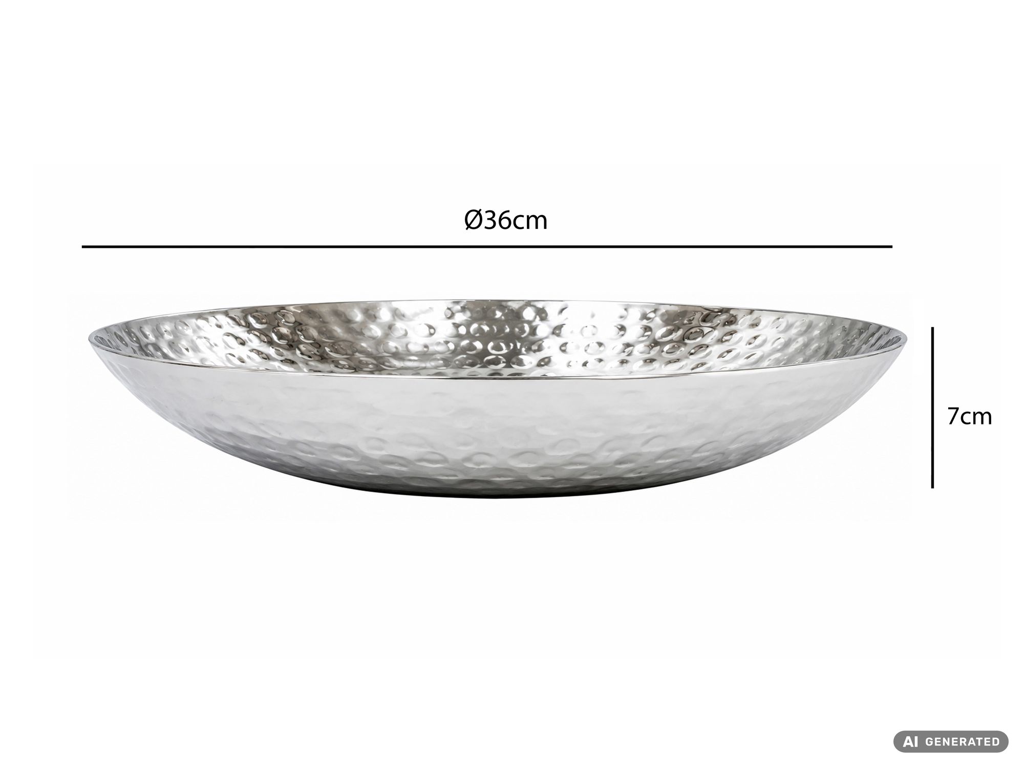 FineBuy Obstschale Rund Silber Schale Metall Tischdeko - Moderner Obstkorb Hammerschlag aus Aluminium - Elegante Dekoschale - Alu Früchteschale Handmade | Farbe: Silber FineBuy Obstschale Rund Silber Schale Metall Tischdeko - Moderner Obstkorb Hammerschlag aus Aluminium - Elegante Dekoschale - Alu Früchteschale Handmade | Farbe: Silber