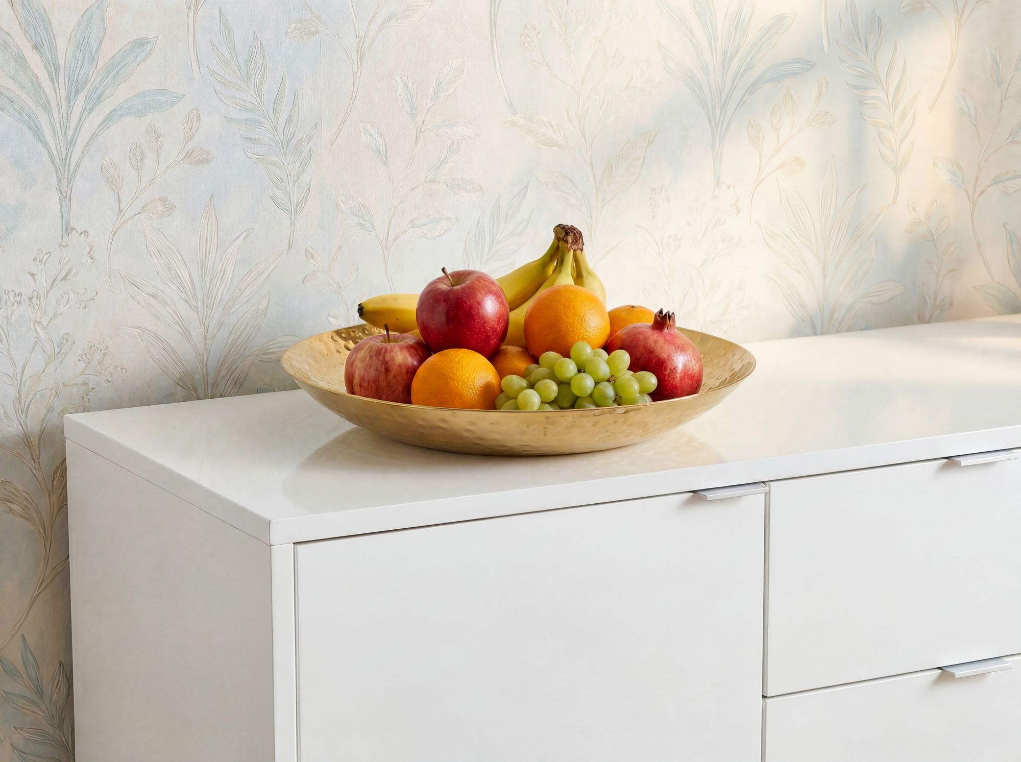 FineBuy Obstschale Rund Gold Schale Metall Tischdeko - Moderner Obstkorb Hammerschlag aus Aluminium - Elegante Alu Früchteschale Handmade | Farbe: Gold FineBuy Obstschale Rund Gold Schale Metall Tischdeko - Moderner Obstkorb Hammerschlag aus Aluminium - Elegante Alu Früchteschale Handmade | Farbe: Gold