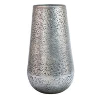 Vase 47cm Metall Blumenvase Bodenvase Wohndeko Groß Rund Design Dekovase Hoch – Ansicht 6