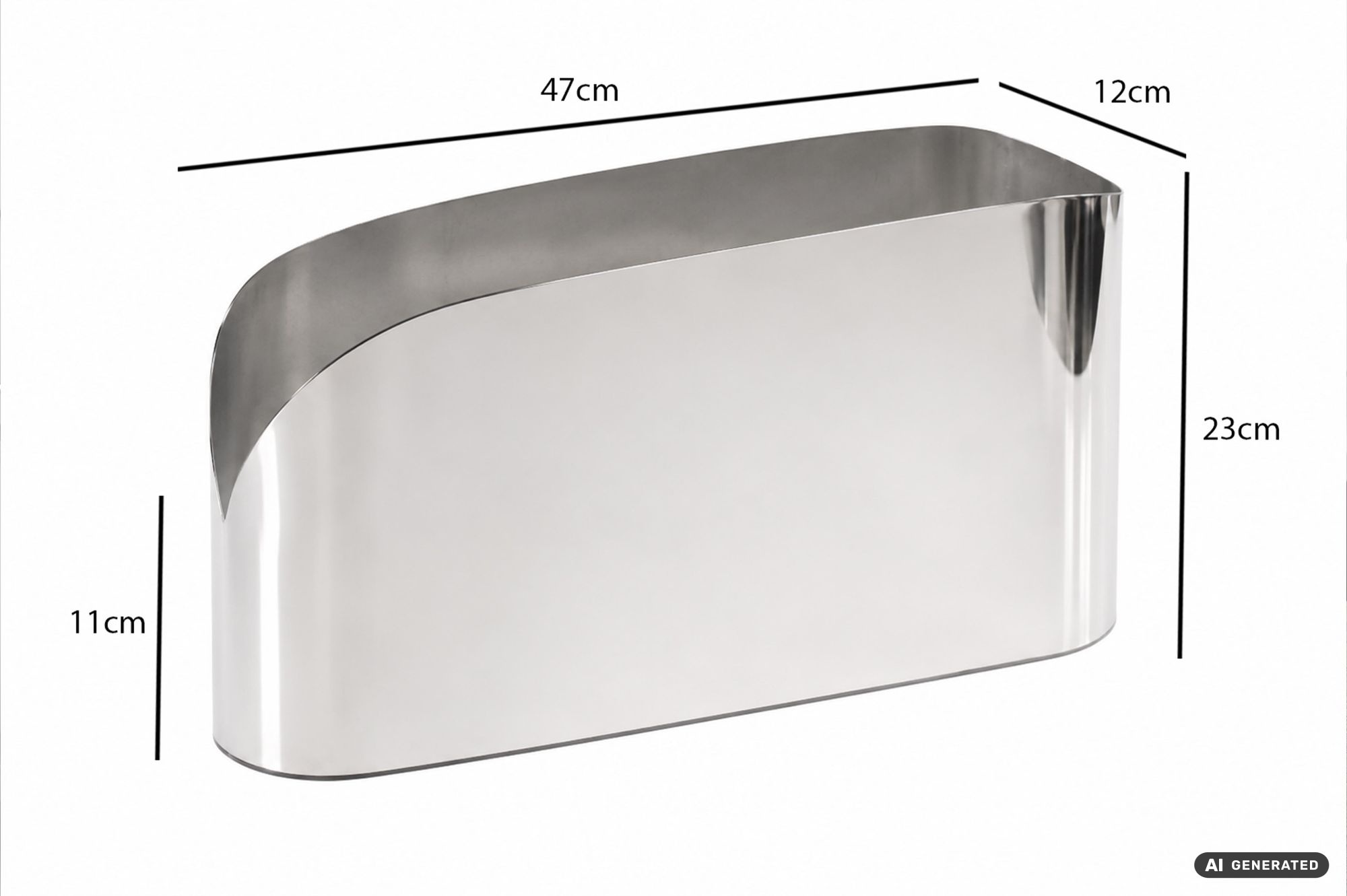 Sektkühler Champagnerkühler 47cm Flaschenkühler Silber Getränkekühler Weinkühler – Ansicht 3