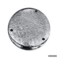 Dekoschale Aluminium 40cm Rund Standdeko Modern Metall Design Dekoteller Alu – Ansicht 7