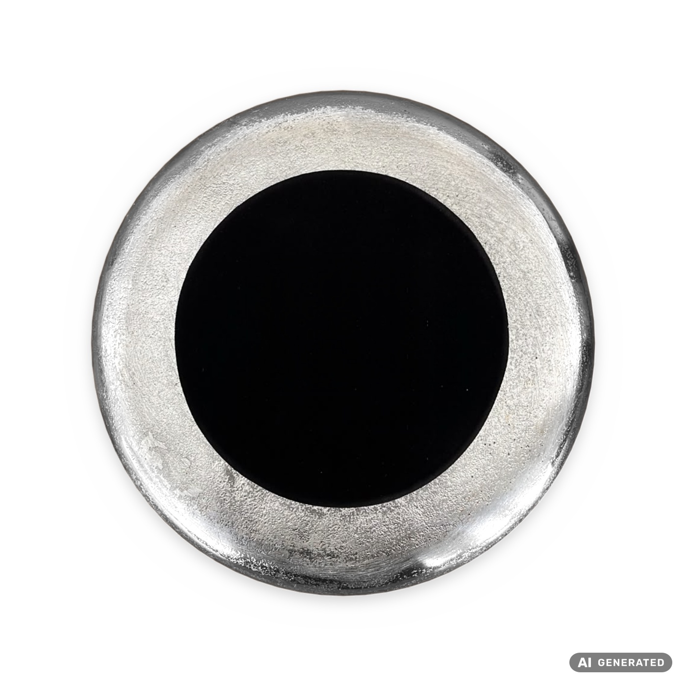Dekoschale Schmuckteller Aluminium Rund Schale 50cm Metallschale Dekoteller Alu – Ansicht 7