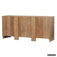 Sideboard Akazie Massivholz 165cm Anrichte Kommode 3 Türen Wohnzimmer Handmade – Ansicht 6