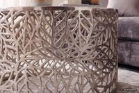 Couchtisch 60cm Aluminium Sofatisch Design Wohnzimmertisch Metall Tisch Alu Rund – Ansicht 7
