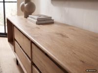 TV Board Kommode Lowboard Fernsehschrank Massivholz 180cm Schubladen Handmade – Ansicht 5
