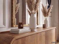 Sideboard Mango Massivholz 160cm Anrichte Kommode 3 Türen Holzkommode Handmade – Ansicht 5