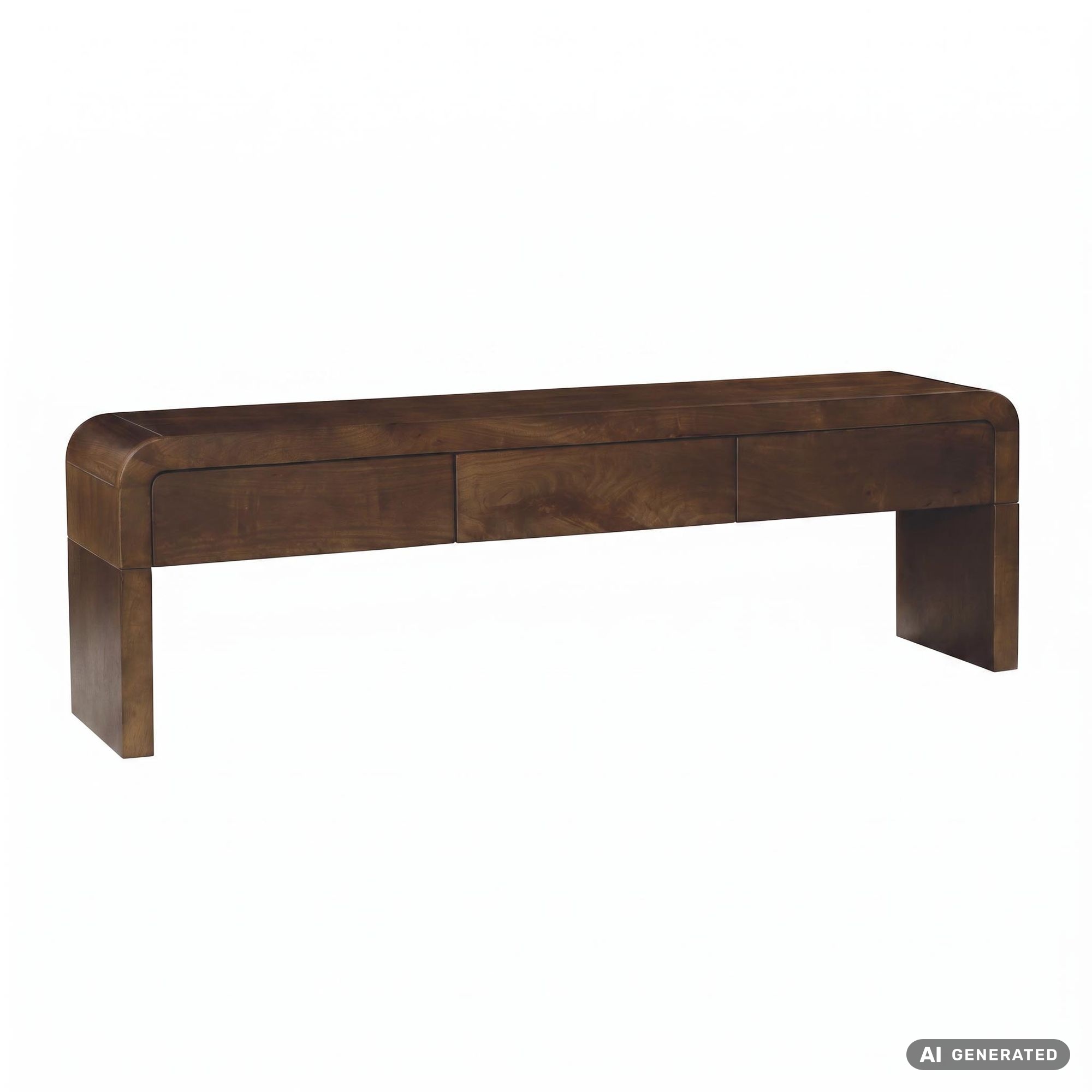 TV Board Kommode Lowboard Fernsehschrank Massivholz 160cm Schubladen Handmade – Ansicht 6