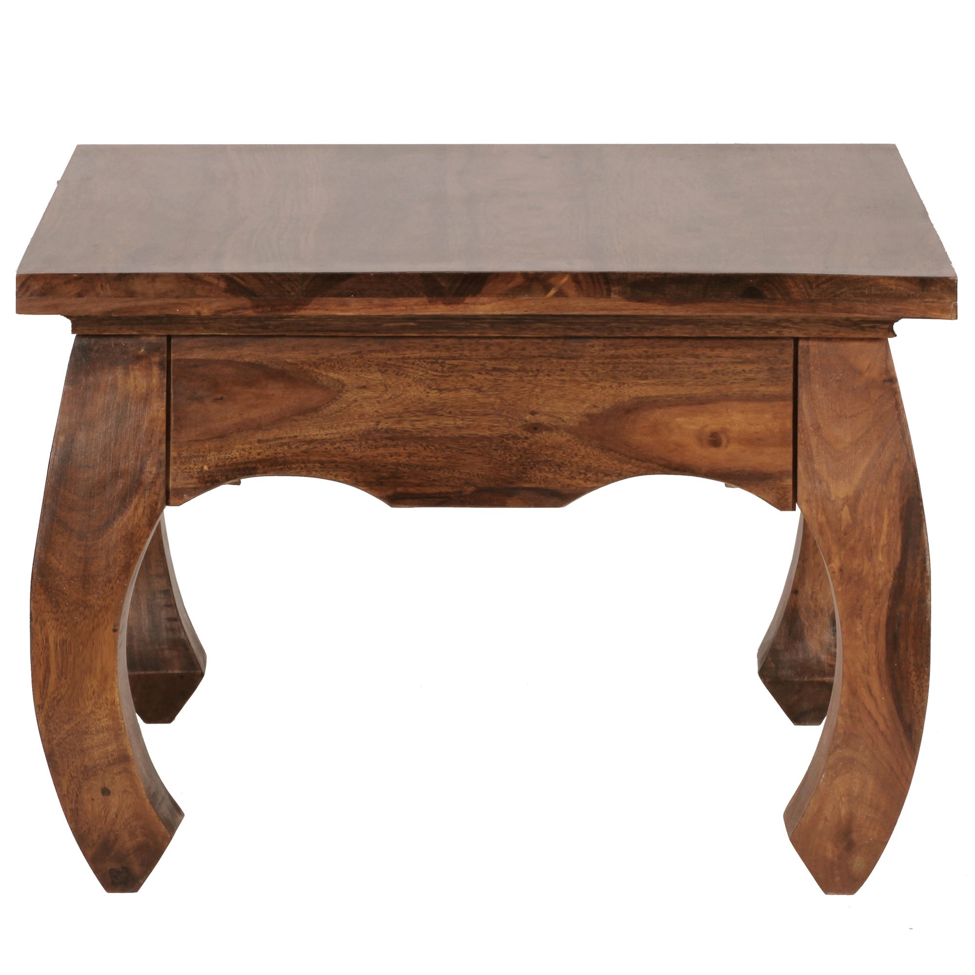 FineBuy Opium Wohnzimmertisch 60 x 40 x 60cm Sheesham Holz quadratisch Sofatisch – Ansicht 7