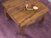 FineBuy Opium Wohnzimmertisch 60 x 40 x 60cm Sheesham Holz quadratisch Sofatisch – Ansicht 4