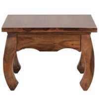 FineBuy Opium Wohnzimmertisch 60 x 40 x 60cm Sheesham Holz quadratisch Sofatisch – Ansicht 7