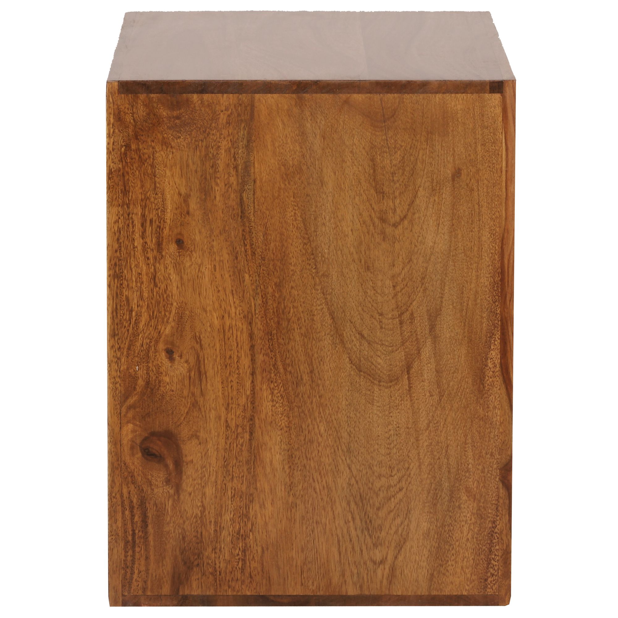 FineBuy Massivholz Sheesham Standregal Bücherregal Regal 44x44x33cm Cube – Ansicht 7