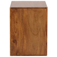 FineBuy Massivholz Sheesham Standregal Bücherregal Regal 44x44x33cm Cube – Ansicht 7