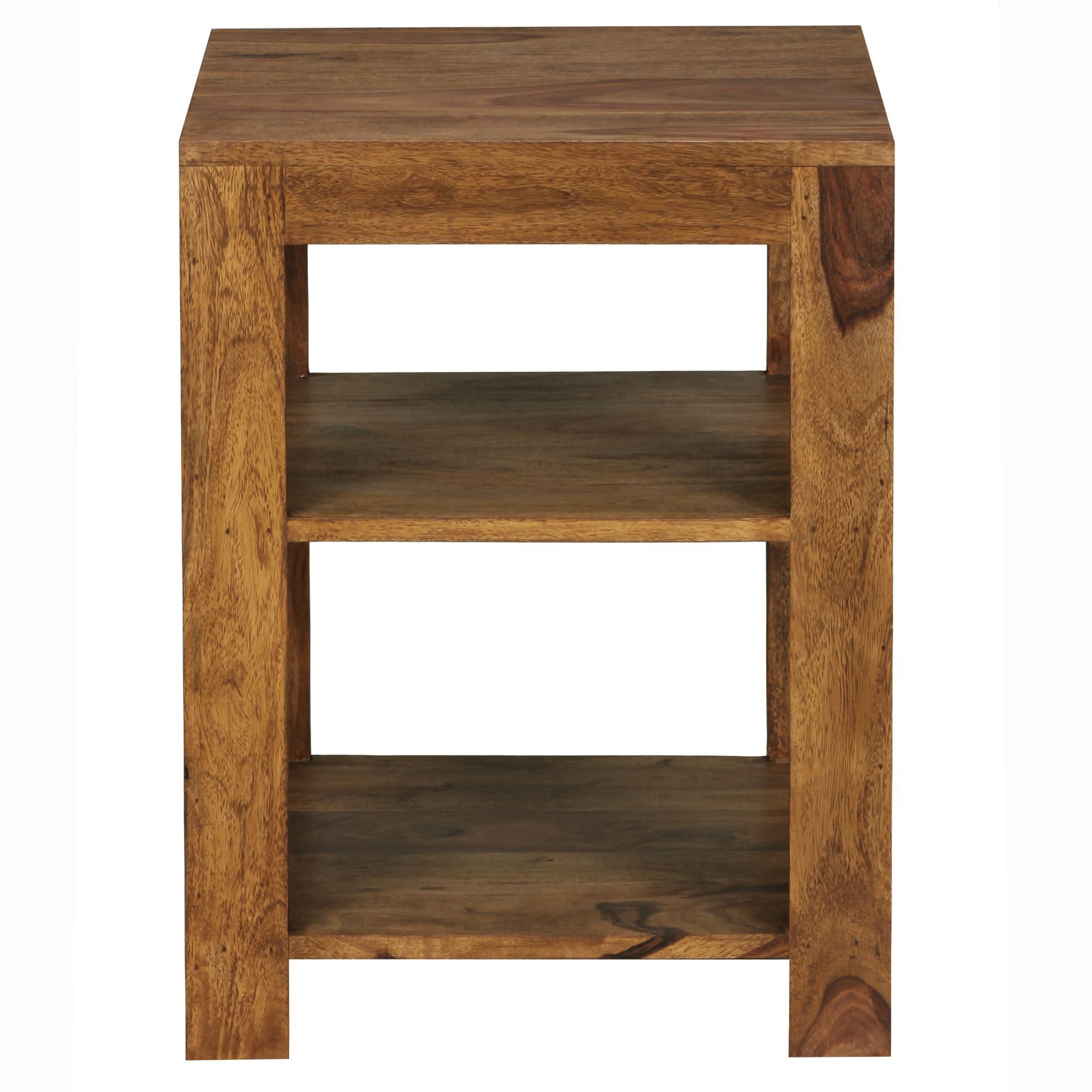 FineBuy Standregal 44 x 60 x 44 cm Sheesham Holz Beistelltisch Ablagetisch Regal – Ansicht 6
