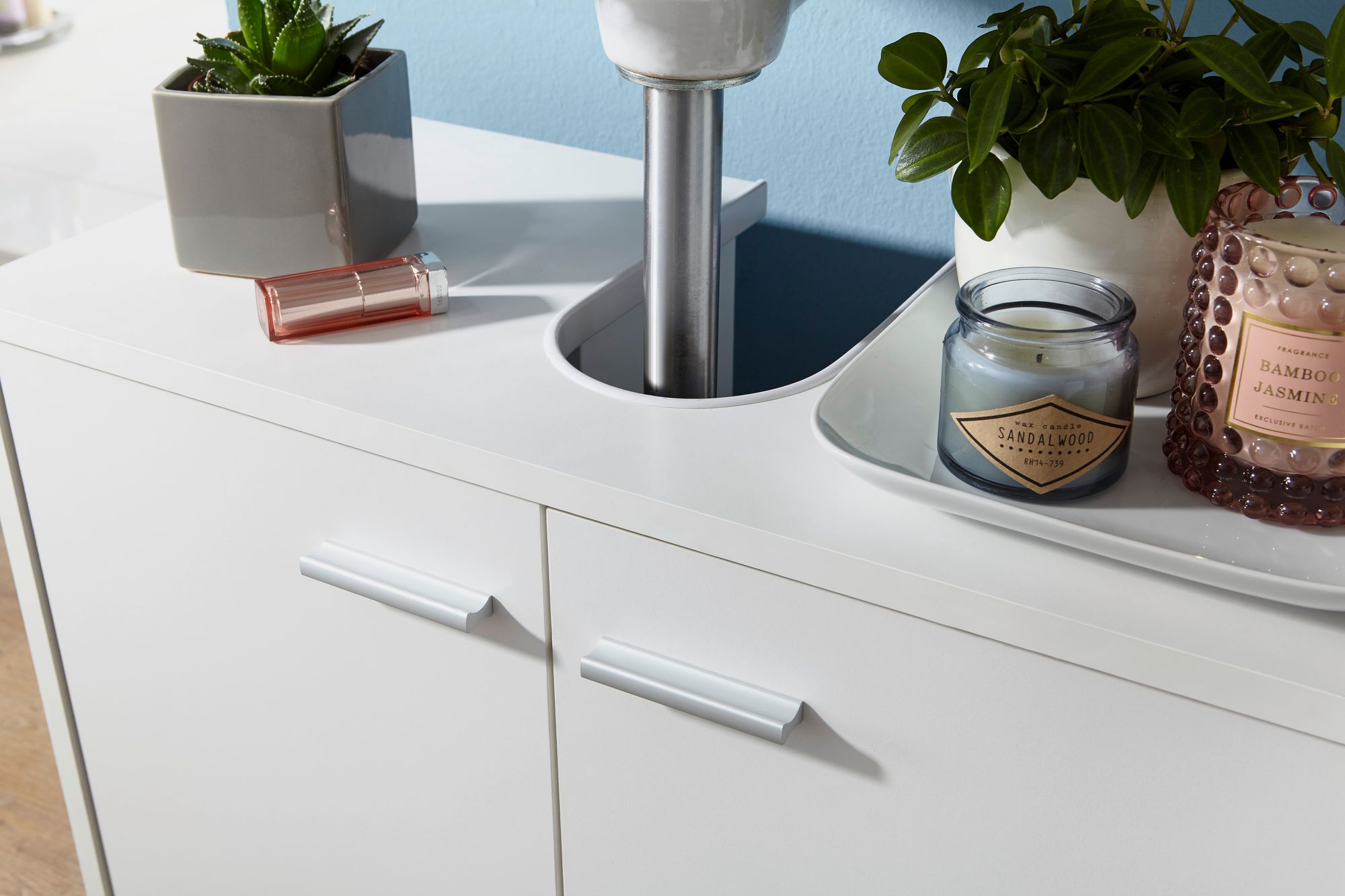 FineBuy Waschbeckenunterschrank FB37117 Waschtischunterschrank Badschrank 60cm – Ansicht 5
