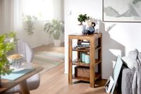 FineBuy Sheesham Massivholz Bücherregal 3 Böden Stand Regal 44x44x83 cm – Ansicht 2