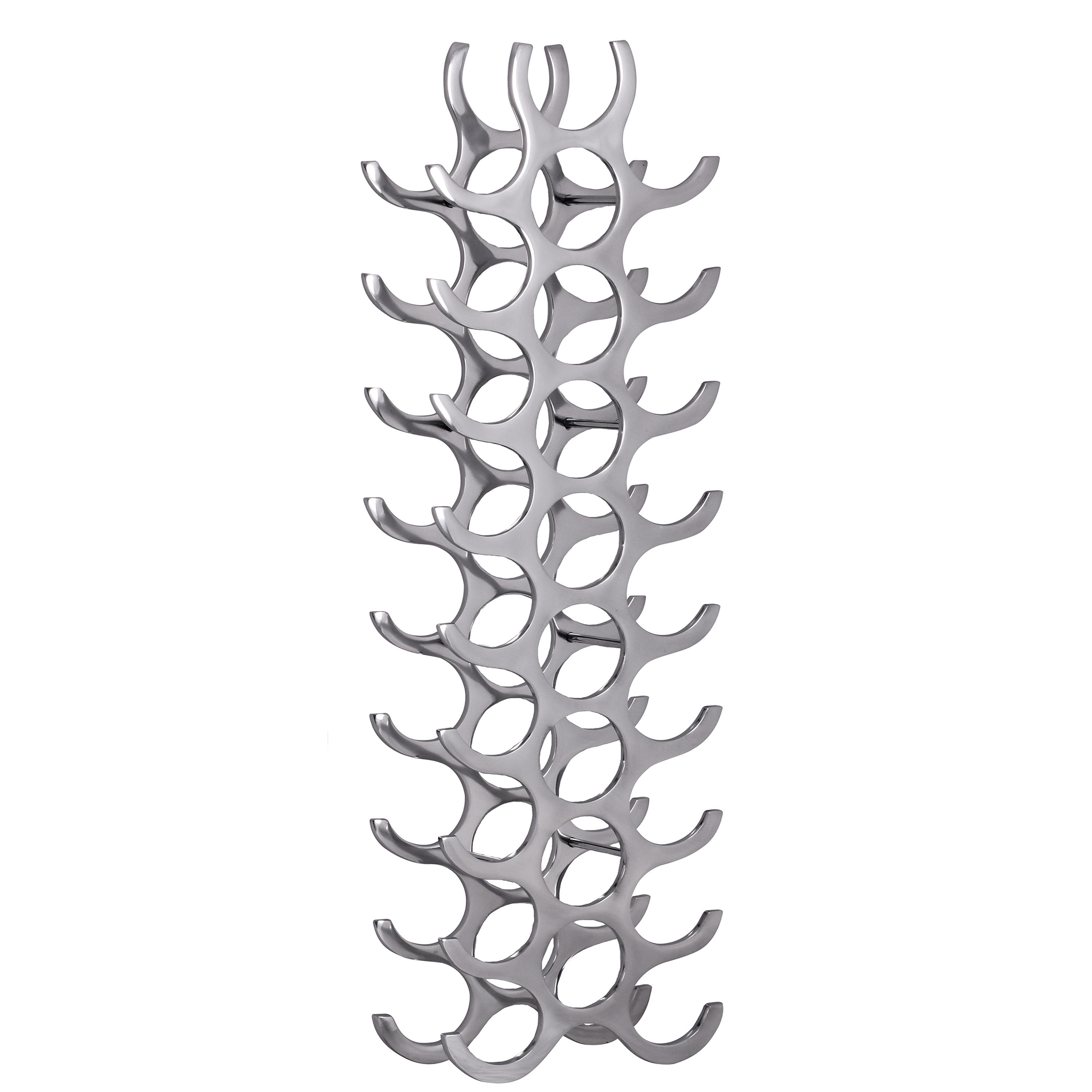 Weinregal Aluminium für 27 Flaschen