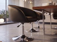 Drehstuhl Bürostuhl Esszimmerstuhl Cocktailsessel Loungesessel Drehsessel – Ansicht 7