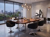 Drehstuhl Bürostuhl Esszimmerstuhl Cocktailsessel Loungesessel Drehsessel – Ansicht 2