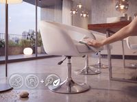 Drehstuhl Bürostuhl Esszimmerstuhl Cocktailsessel Loungesessel Drehsessel – Ansicht 4