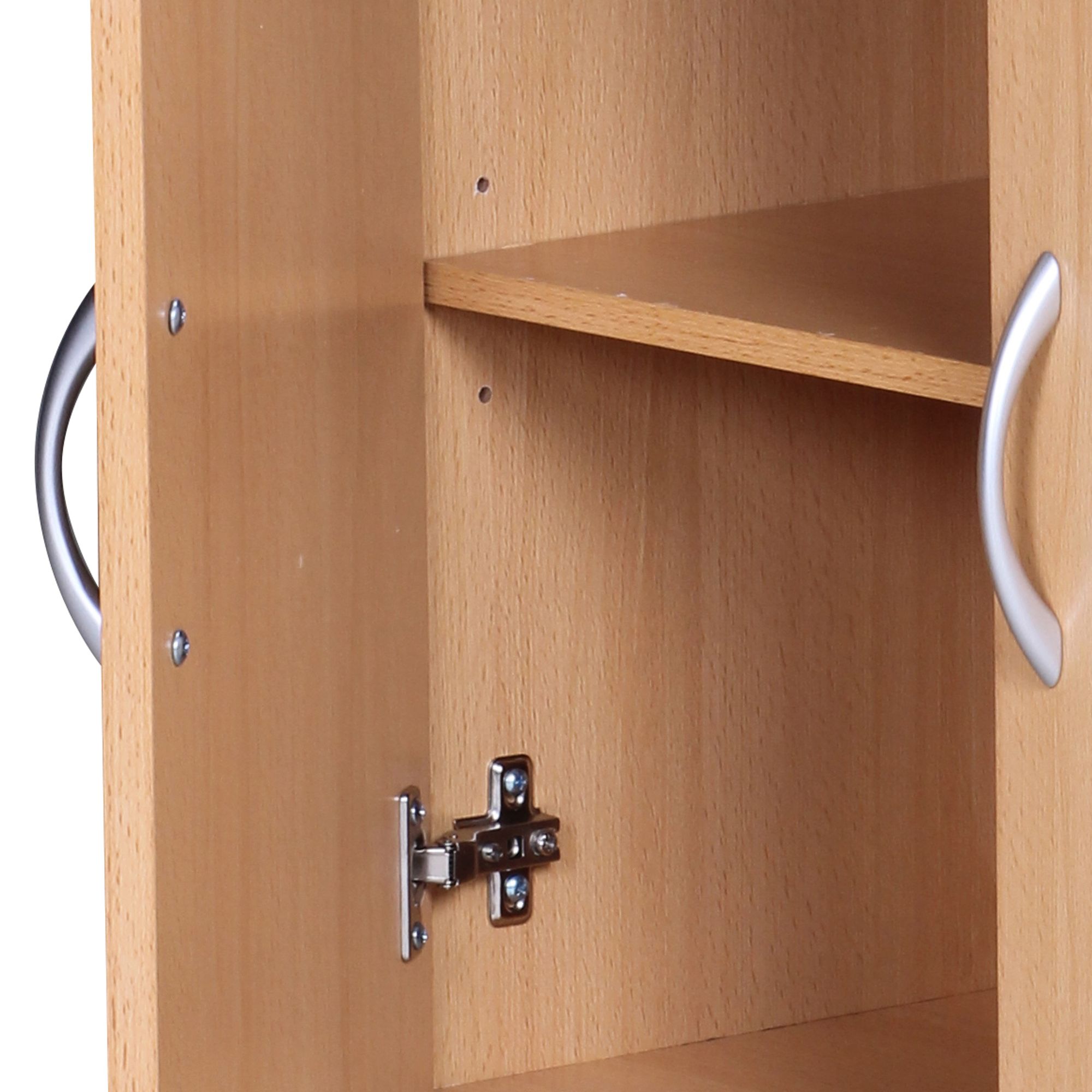 Sideboard 60cm mit 2 Türen & 1 Schublade Moderne Kommode Allzweckschrank Flurschrank – Ansicht 5