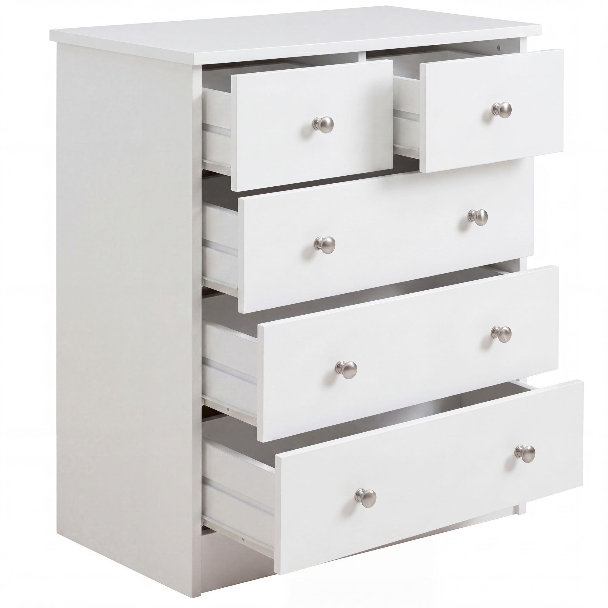 Schubladenkommode mit 5 Schubladen 60cm Sideboard Kommode zeitloses Design – Ansicht 6