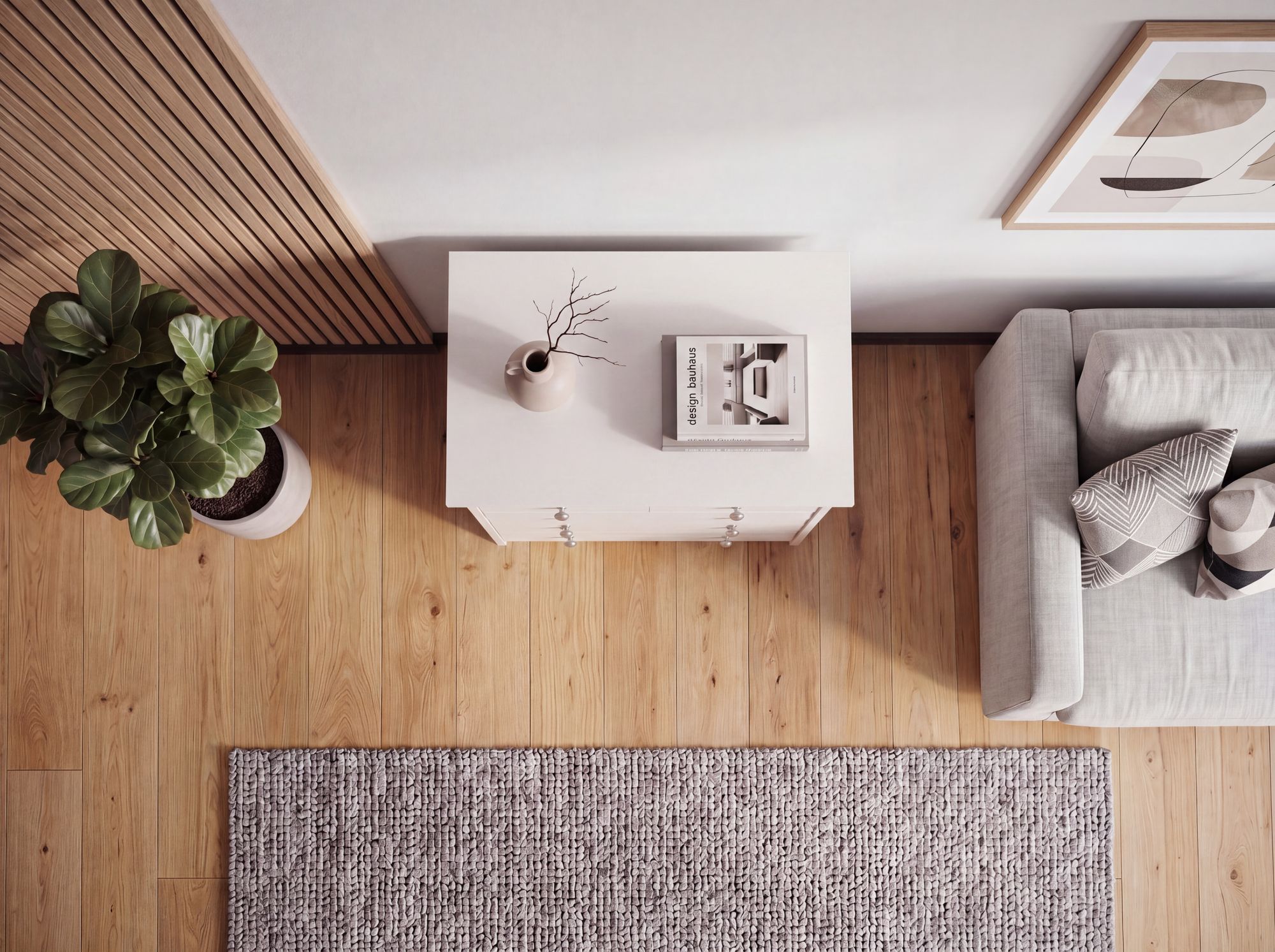 Schubladenkommode mit 5 Schubladen 60cm Sideboard Kommode zeitloses Design – Ansicht 5