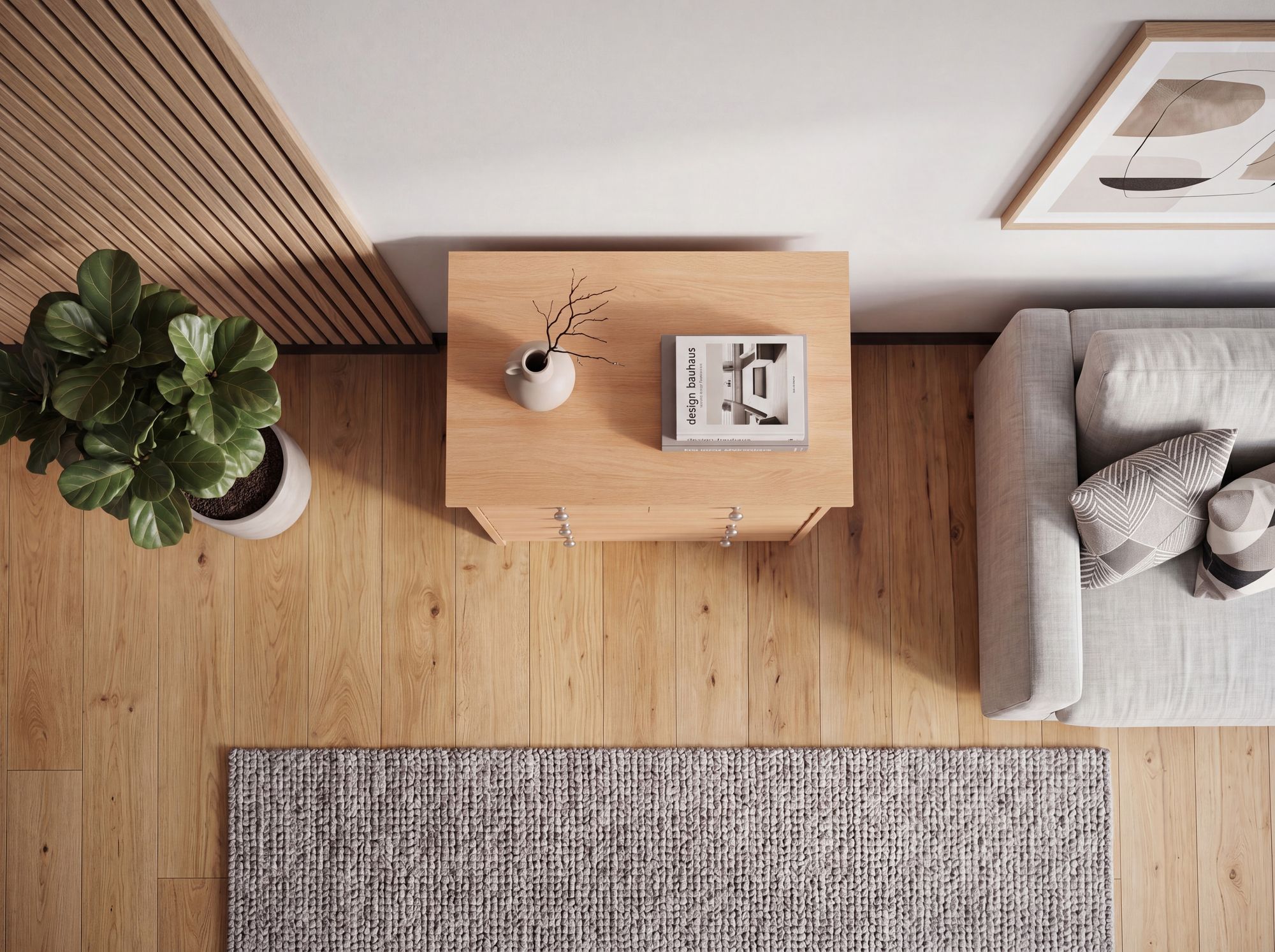 Schubladenkommode mit 5 Schubladen 60cm Sideboard Kommode zeitloses Design – Ansicht 4
