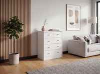 Schubladenkommode mit 5 Schubladen 60cm Sideboard Kommode zeitloses Design – Ansicht 2