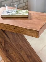 Massivholz Beistelltisch Z Cube 44x30x59 cm Couchtisch Regal – Ansicht 5