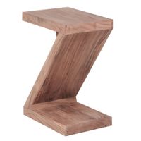 Massivholz Beistelltisch Z Cube 44x30x59 cm Couchtisch Regal – Ansicht 6