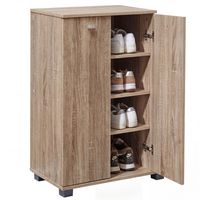 Schuhschrank Holz 12 Paar Schuhe Schuhregal Schuhkommode Flurschrank Sideboard – Ansicht 6