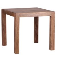 Esstisch quadratisch Massiv 80 x 80 cm Akazie Küchentisch Esszimmer Tisch – Ansicht 6