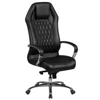 FineBuy Bürostuhl MONTEREY Echtleder Chefsessel Schreibtischstuhl Drehstuhl – Ansicht 6