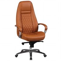 FineBuy Bürostuhl Echtleder Schreibtischstuhl ergonomisch Chefsessel Drehstuhl – Ansicht 6