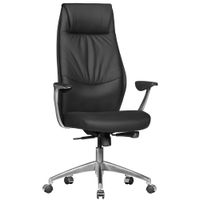 FineBuy Bürostuhl Echt-Leder Schreibtischstuhl Chefsessel Drehstuhl 120KG – Ansicht 6