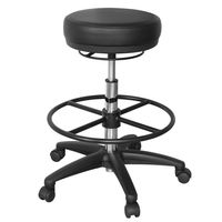 Arbeitsstuhl Rollhocker ohne Lehne Höhenverstellbar Drehhocker Hocker Stehhilfe – Ansicht 6