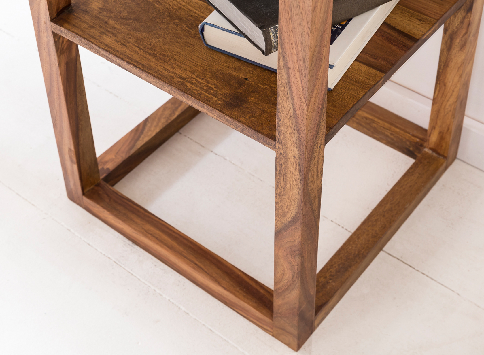 Beistelltisch PATAN Holz Massiv Telefontisch Konsole Anrichte Regal Schublade – Ansicht 7