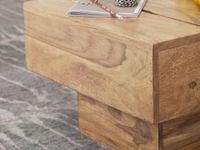 FineBuy Beistelltisch Massivholz Wohnzimmertisch Ø 44cm Couchtisch Landhaus-Stil – Ansicht 4