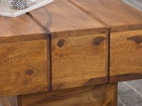 FineBuy Beistelltisch Massivholz Wohnzimmertisch Ø 44cm Couchtisch Landhaus-Stil – Ansicht 4