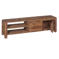 FineBuy Lowboard Massivholz Kommode 140 cm TV-Board Landhaus-Stil 40 cm TV-Möbel – Ansicht 6