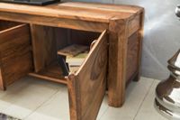FineBuy Lowboard Massivholz Kommode 140 cm TV-Board Landhaus-Stil 40 cm TV-Möbel – Ansicht 7