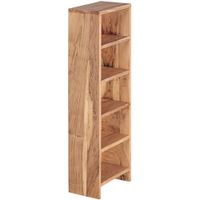 FineBuy CD Regal Massivholz Standregal 90 cm CD-Aufbewahrung Landhaus 5 Fächer – Ansicht 6