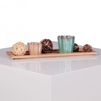 FineBuy Couchtisch MONOBLOC Holztisch Weiß 60 cm Wohnzimmertisch Sofatisch Tisch – Ansicht 6