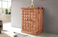 FineBuy Hausbar Massivholz Weinbar Weinschrank Kleiner Barschrank Alkoholschrank – Ansicht 4
