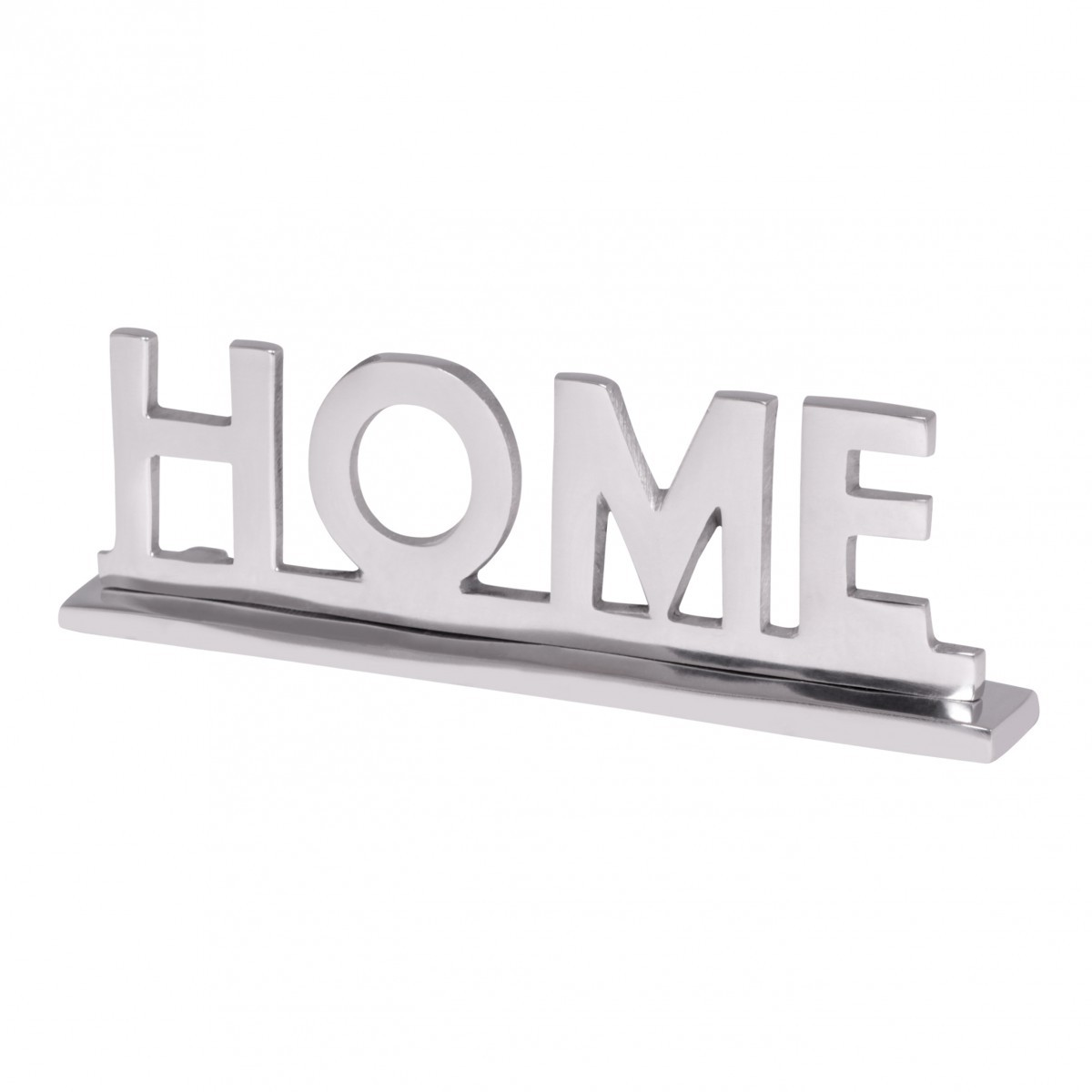 FineBuy Home Schriftzug Deko Wohnzimmer Tisch Dekoration Alu Aluminium Wohndeko – Ansicht 7