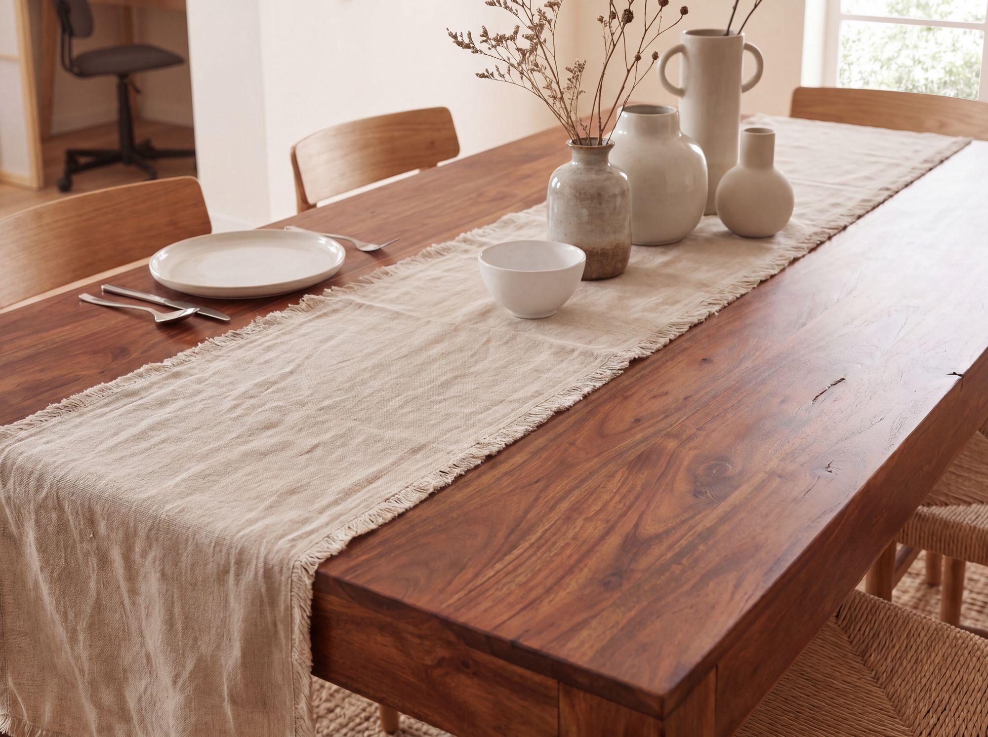 Esszimmertisch FineBuy Esstisch Sheesham Massivholz Küchentisch Esszimmer Groß – Ansicht 5