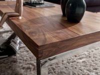Massiver Couchtisch 120cm Wohnzimmertisch Holz Tisch Massiv Beistelltisch – Ansicht 3