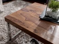Massiver Couchtisch 120cm Wohnzimmertisch Holz Tisch Massiv Beistelltisch – Ansicht 5